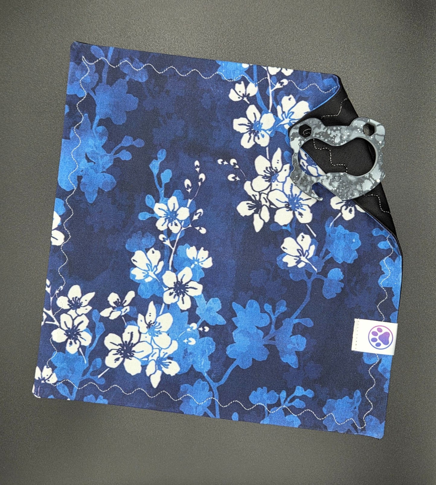Deep Blue Cherry Blossoms